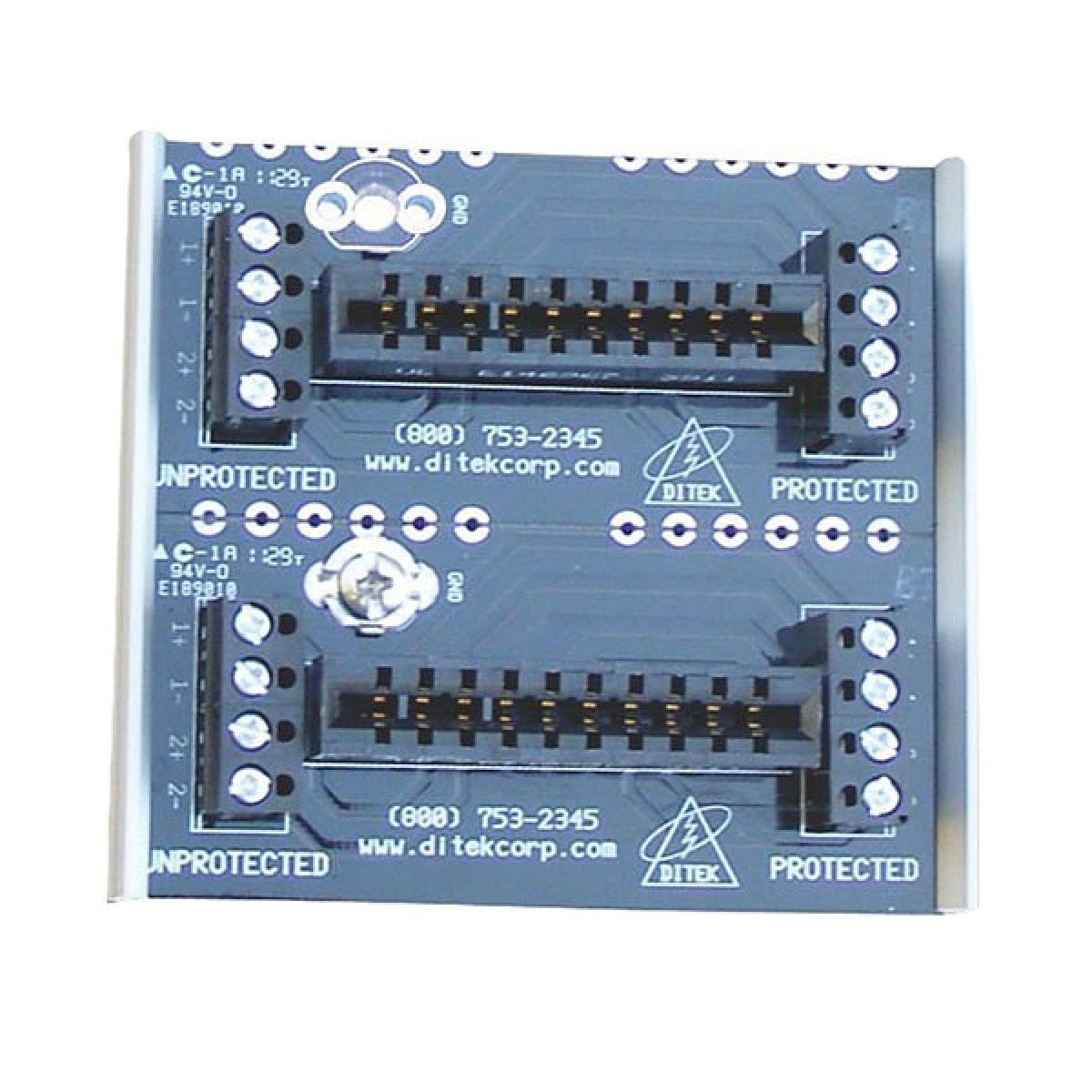 Ditek DTK-2MB Two-Module Snap-Track Type Mounting Base