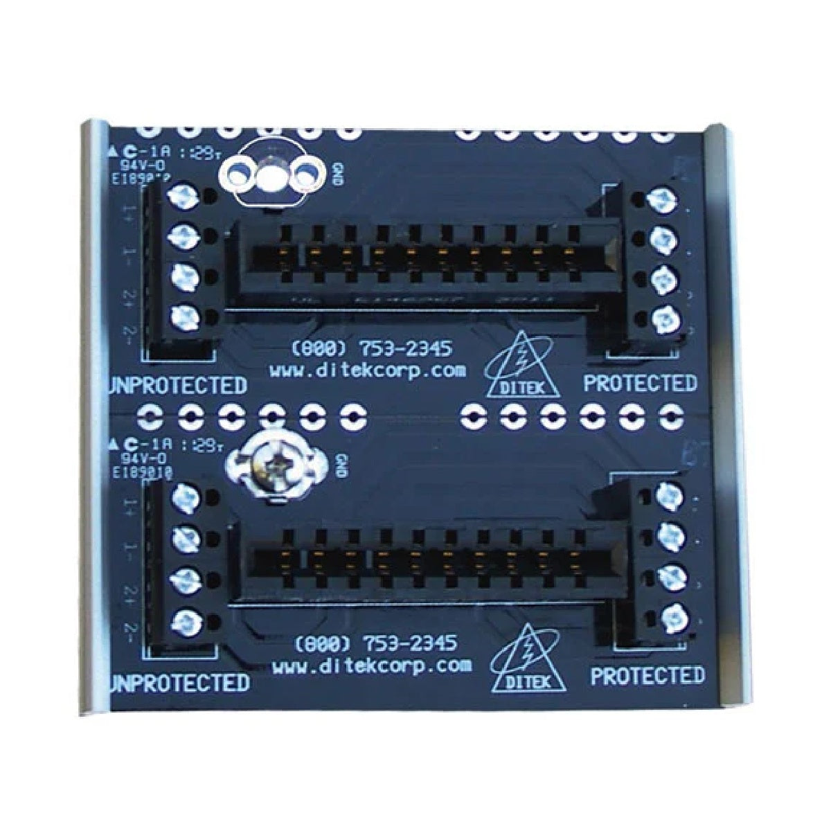 Ditek DTK-2MB Two-Module Snap-Track Type Mounting Base