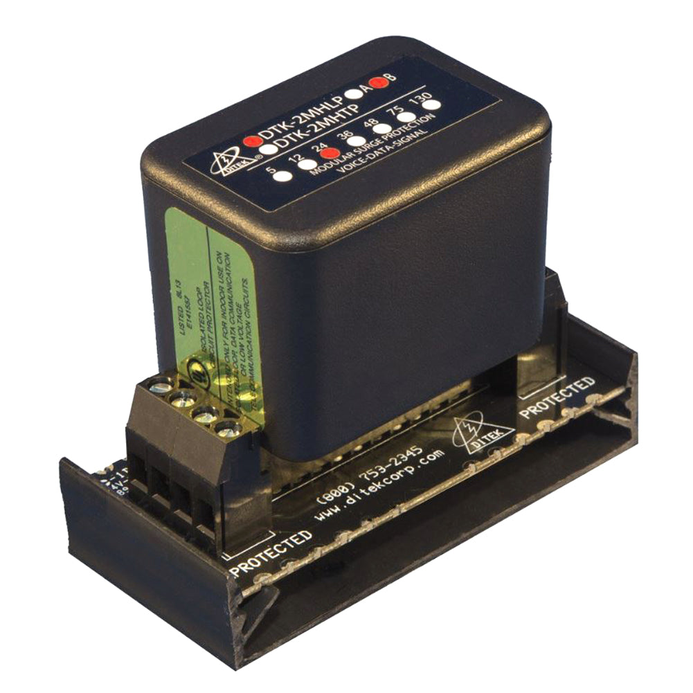 Ditek DTK-2MHLP24BWB Field Replaceable Surge Protection