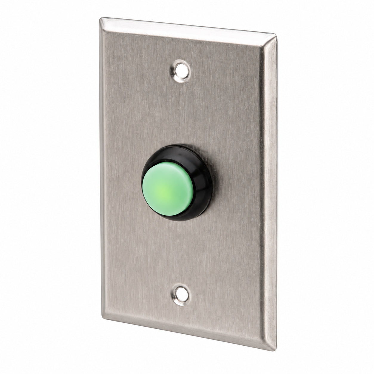 DynaLock DY-6175BBX Weatherproof Pushbutton and Surface Backbox, 'PUSH TO UNLOCK' Text, Satin Stainless Steel