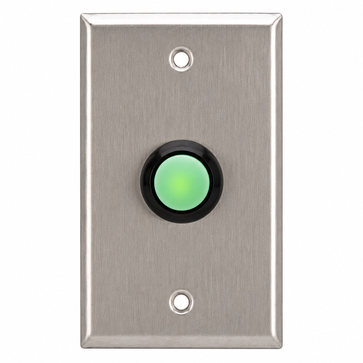DynaLock DY-6175BBX Weatherproof Pushbutton and Surface Backbox, 'PUSH TO UNLOCK' Text, Satin Stainless Steel