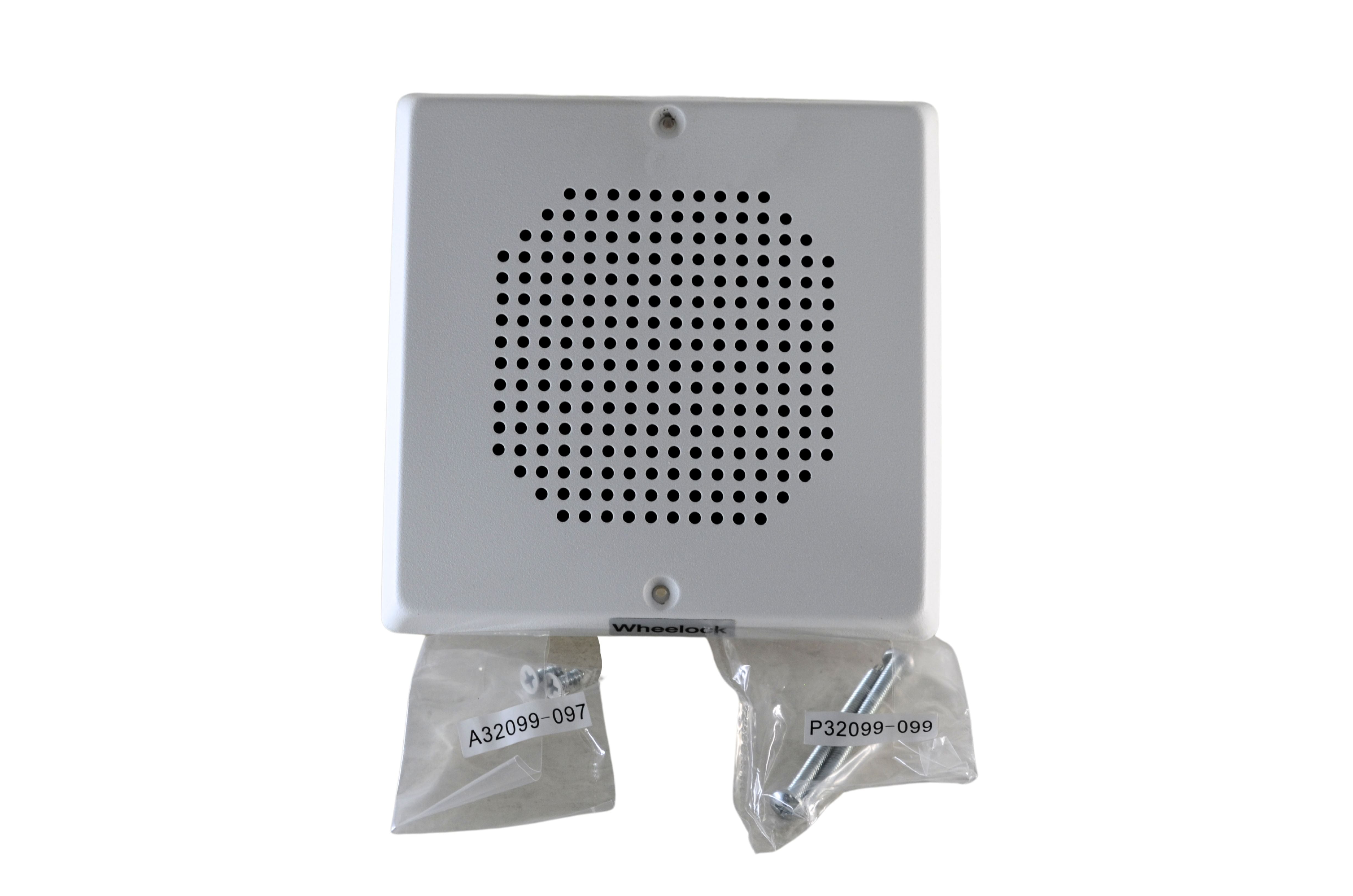 Cooper Wheelock E70-W Speaker, White, Wall Mount