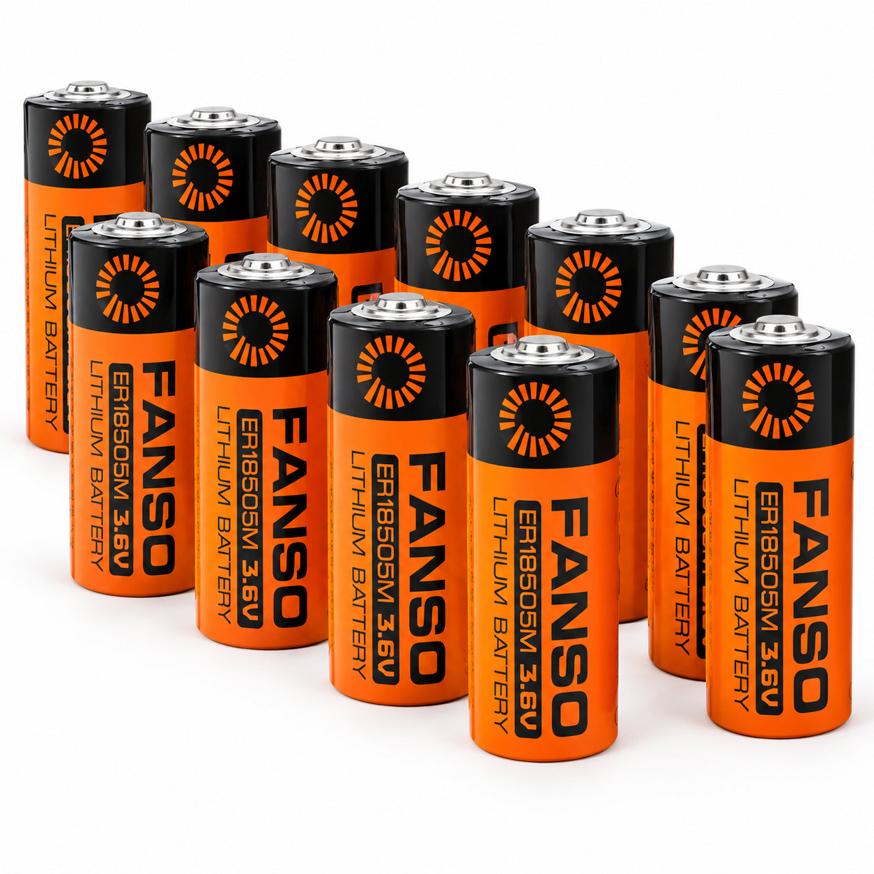 ER1850M-Pk10 Lithium Battery 3.6V 3500mAh Battery ( Pack of 10 )