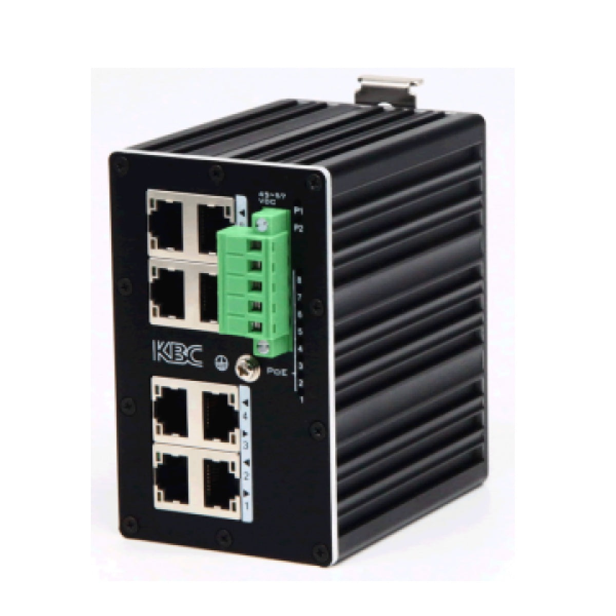 KBC Networks KBC Networks ESUGS8-B Gigabit PoE 240W Total Budget Industrial Unmanaged PoE+ Switch