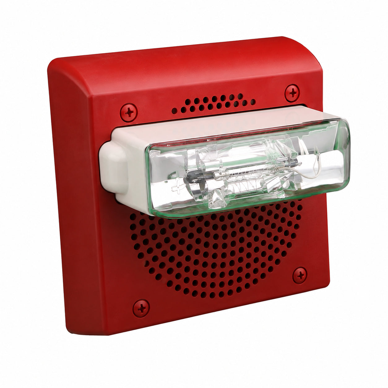 Wheelock ET70WP-24177C-FR Weatherproof Ceiling Strobe, Red