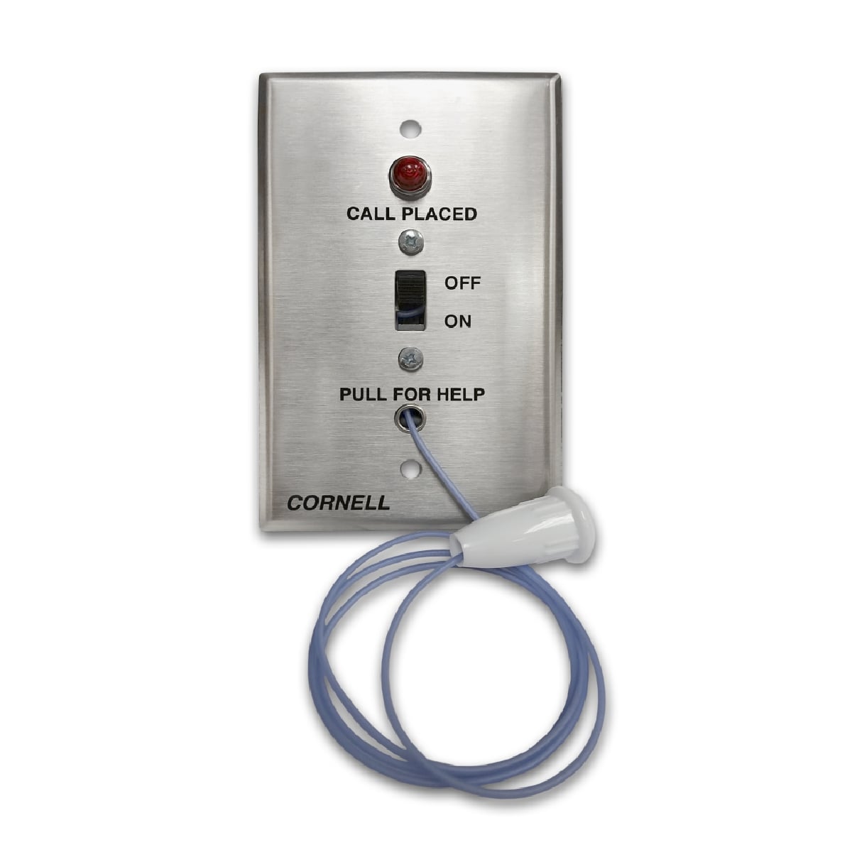 Cornell E-114/WP Emergency Station- 2 Pole- Water-Resistant; Latching Slide Normally-Open Switch; Requires 1-Gang Electrical Box; Durable, Water-Resistant Construction