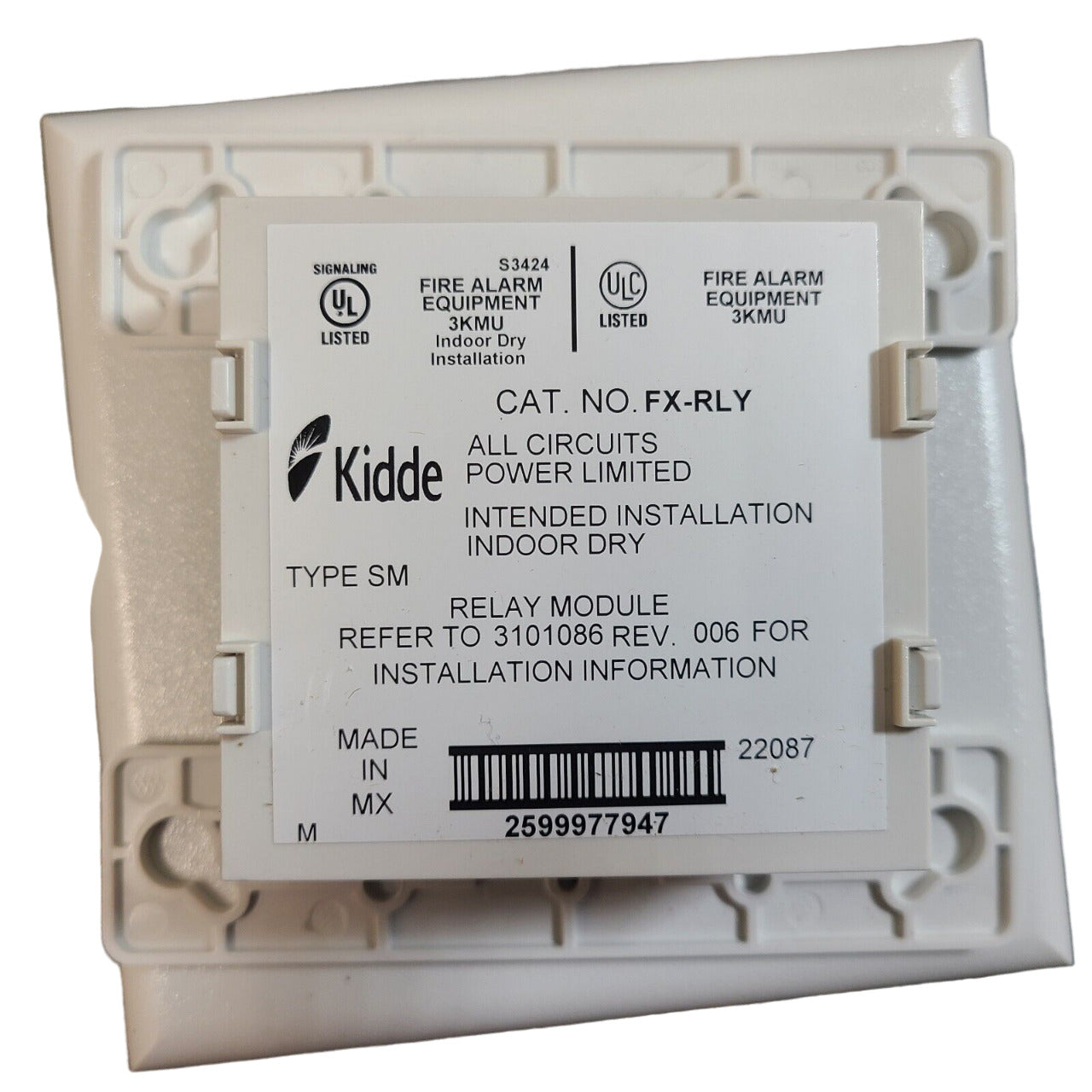Edwards Signaling FX-RLY Analog Contact Relay Module