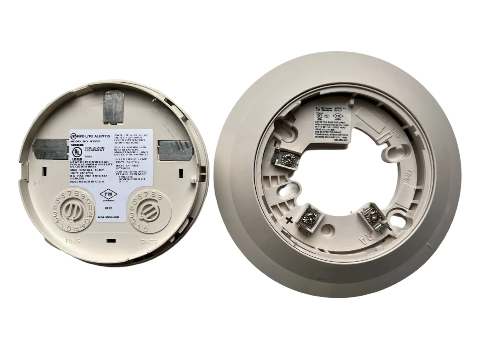 Fire-Lite H355R Low Profile Rate of Rise Thermal Heat Detector