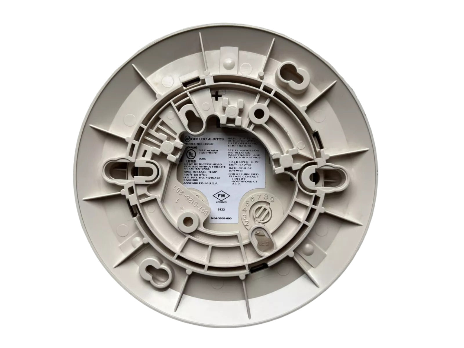 Fire-Lite H355R Low Profile Rate of Rise Thermal Heat Detector