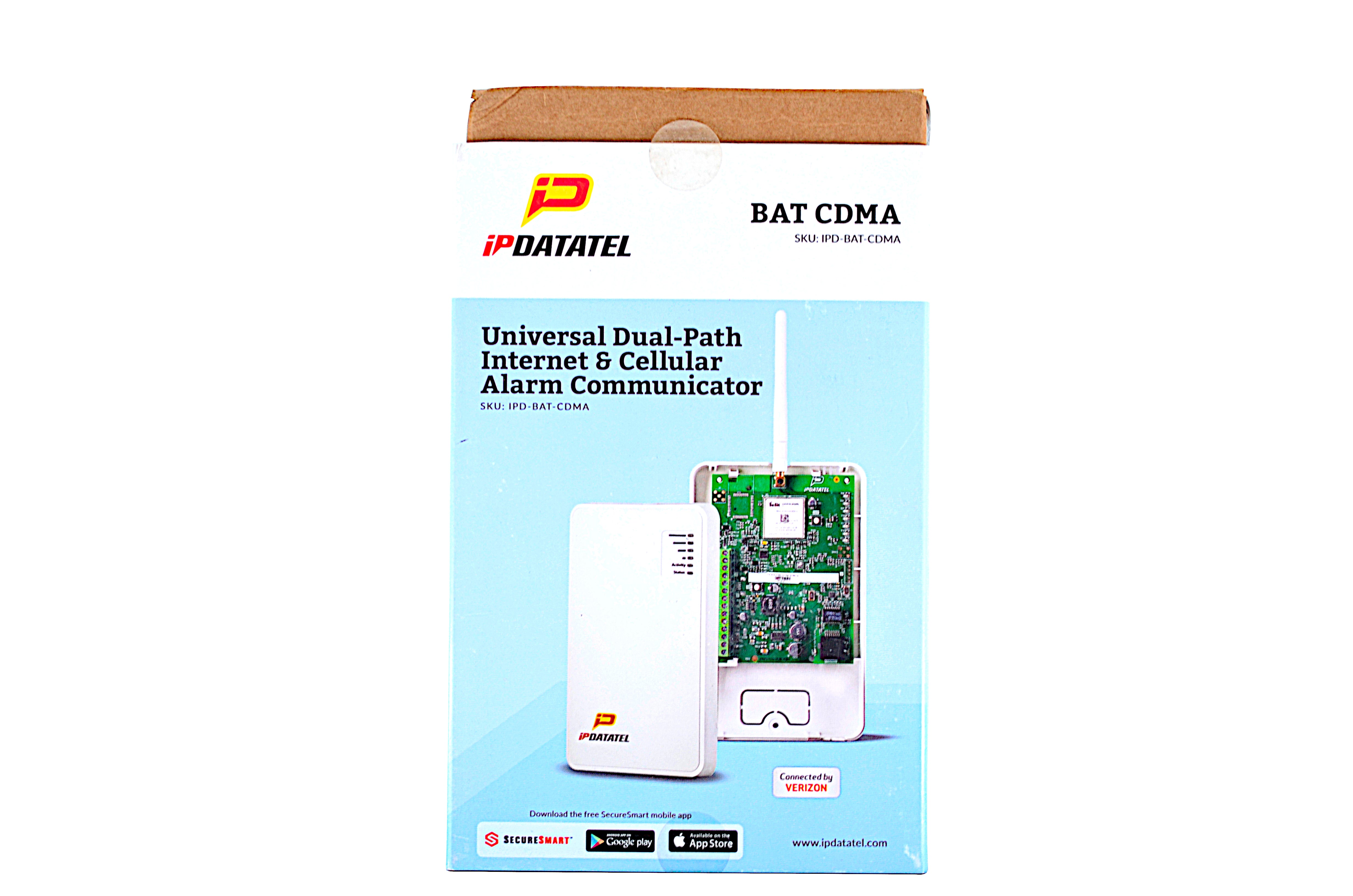 IpDatatel IPD-BAT-CDMA Universal Dual-Path WiFi/CDMA Alarm Communicator
