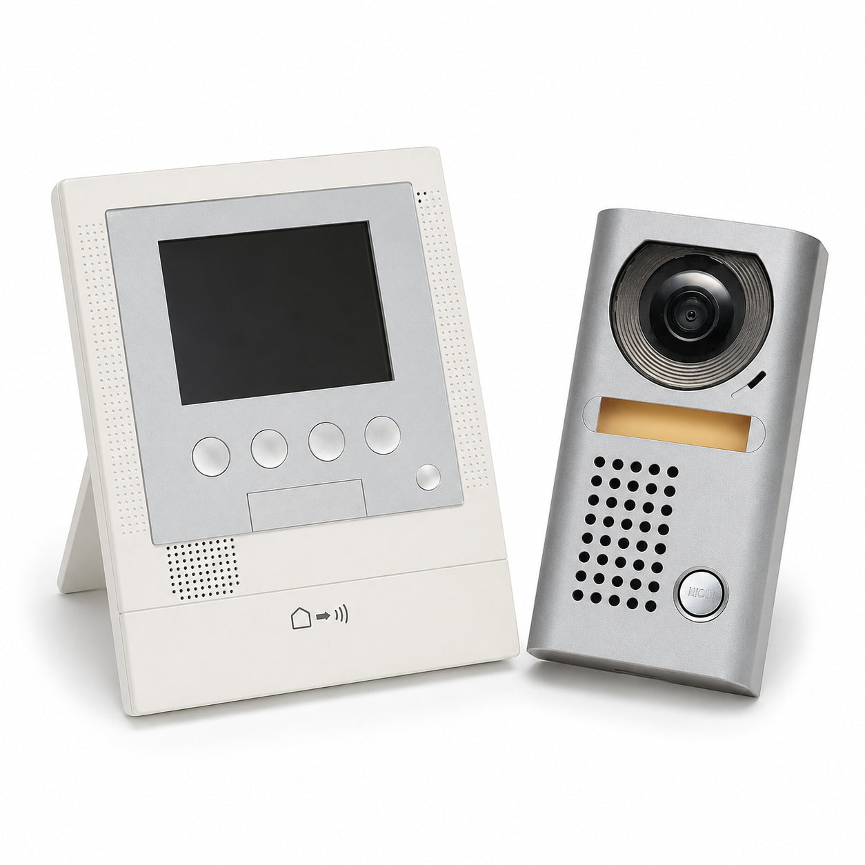 Aiphone JFS-2AEDV Hands-Free Video Intercom Set with Surface Mount Vandal Resistant Door Station