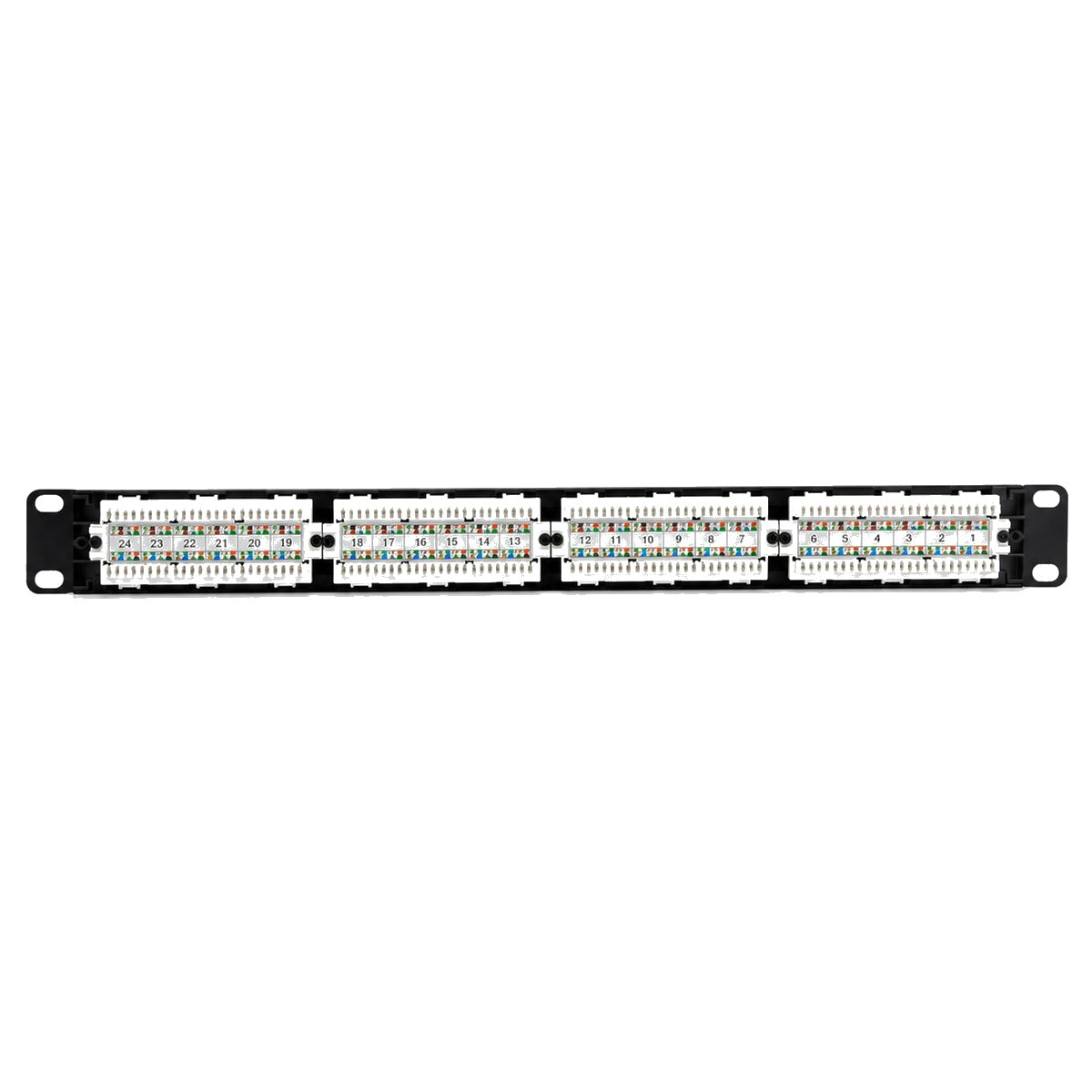 Black Box Connect JPM624A Economy Category 6 Universal Patch Panel - 24 Port