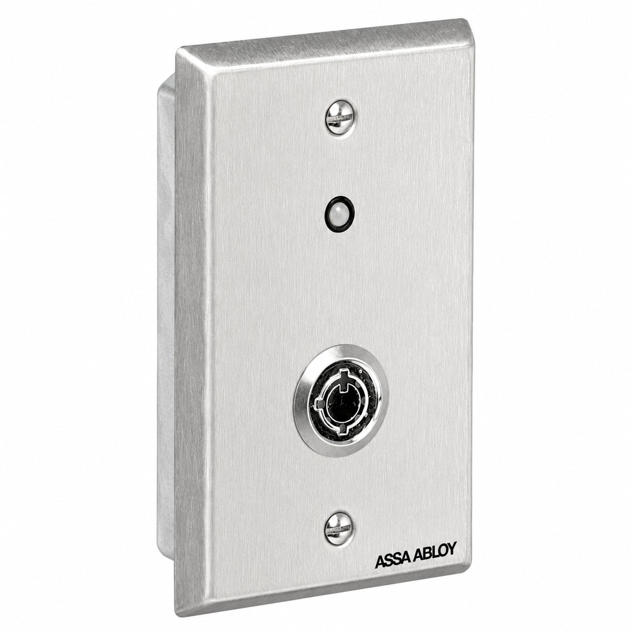 Securitron KP1N Tubular Narrow Stile Momentary Keyswitch