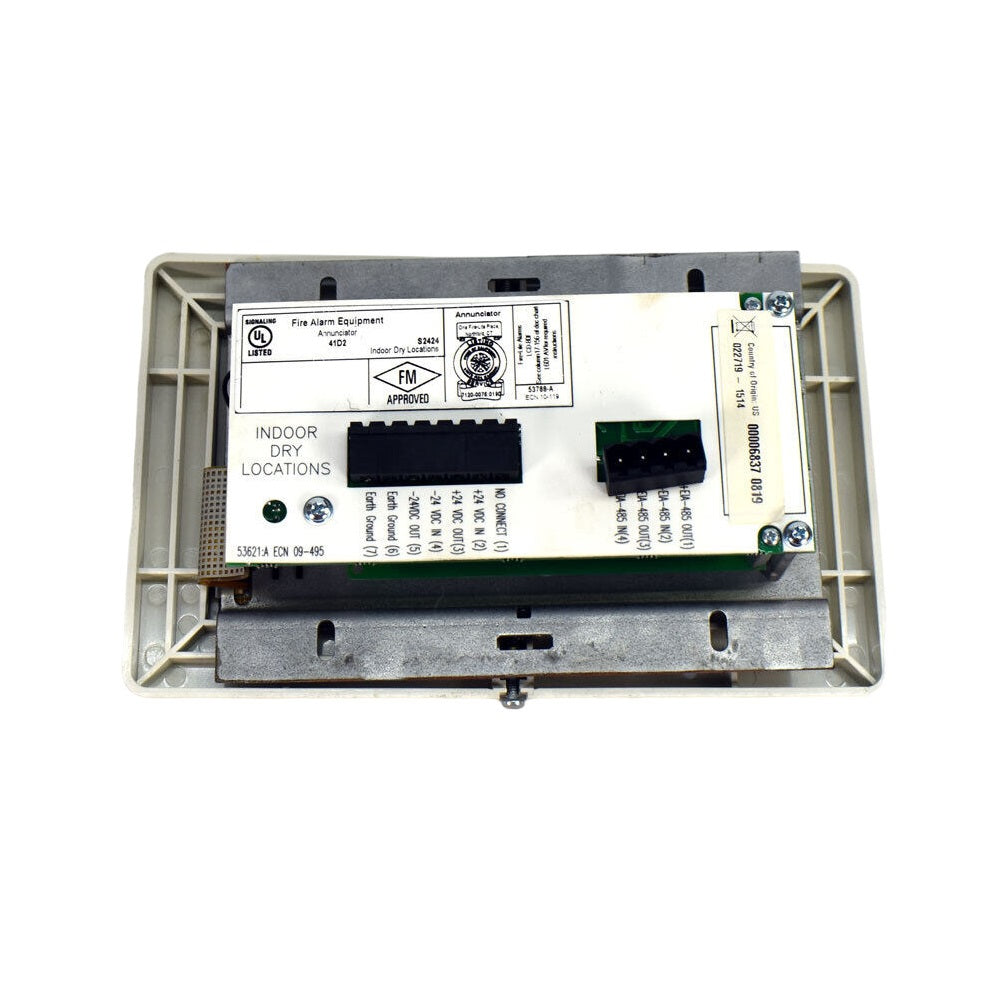 Fire-Lite LCD-80F 80-Character Backlit LCD Remote Fire Annunciator