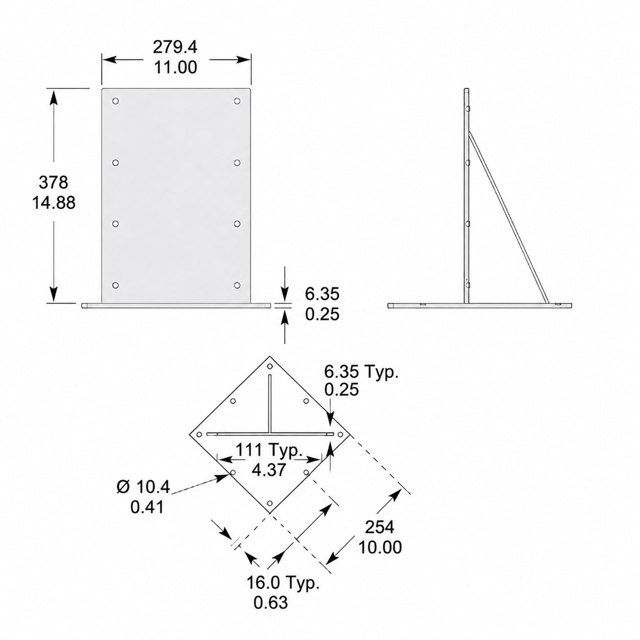 Bosch LTC 9230/01 Flat Roof Mount Adapter