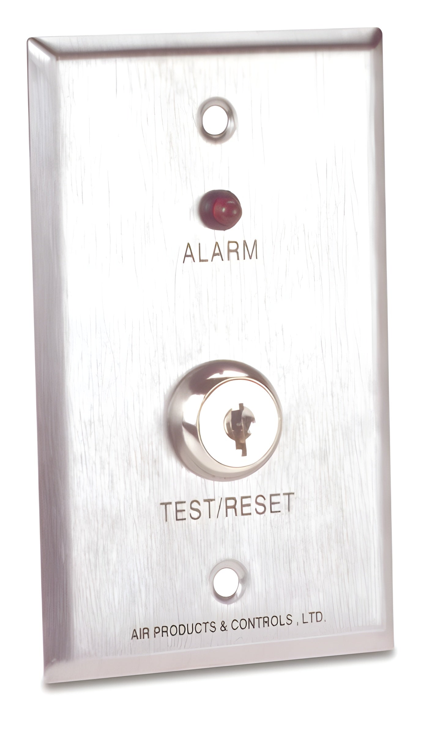 Air Products & Controls MS-KA/R Remote Alarm w/ Red LED & Key Operated Test/Reset