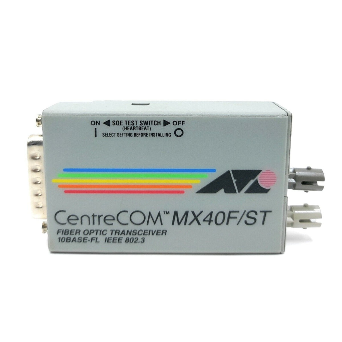 CentreCom MX40F/ST Fiber Optic Transceiver 10BASE-FL 802.3