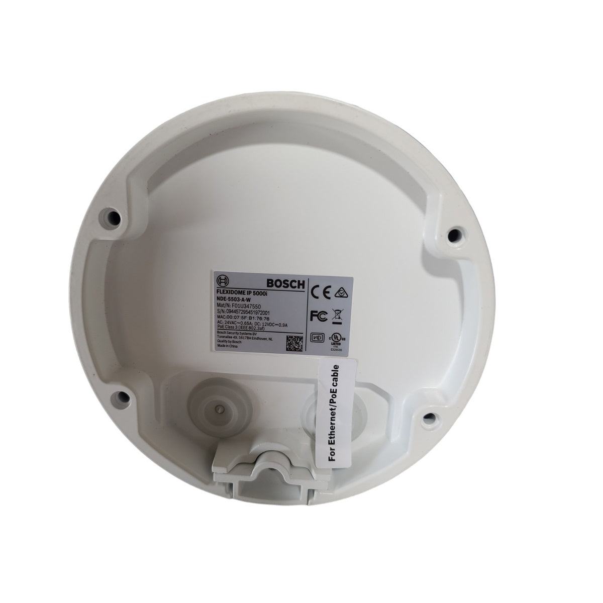 Bosch NDE-5503-A 5 Megapixel HDR Outdoor Dome Camera, 3-10mm Lens