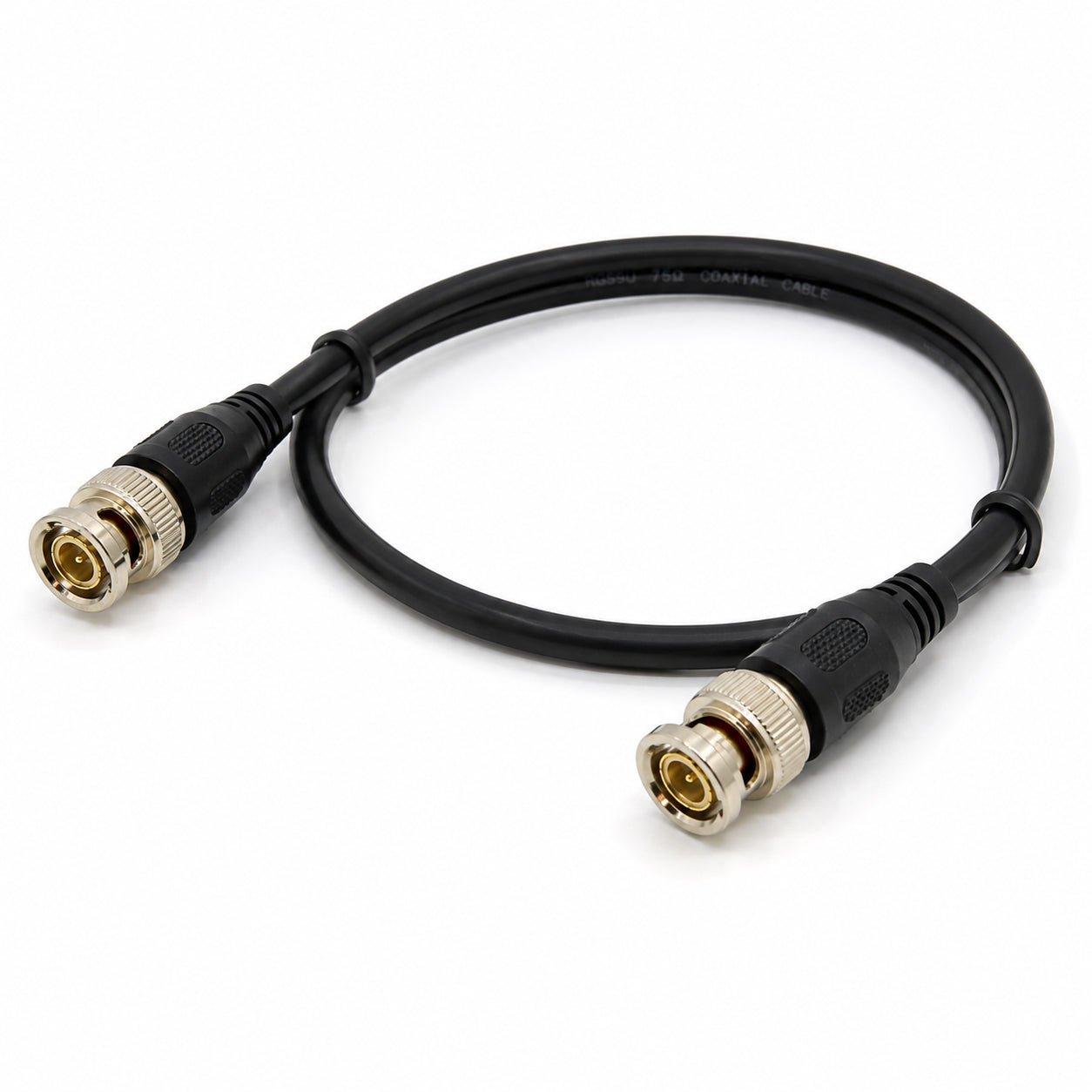 W Box OE-603BNC Bnc-Bnc Rg59 Gold Black 3ft