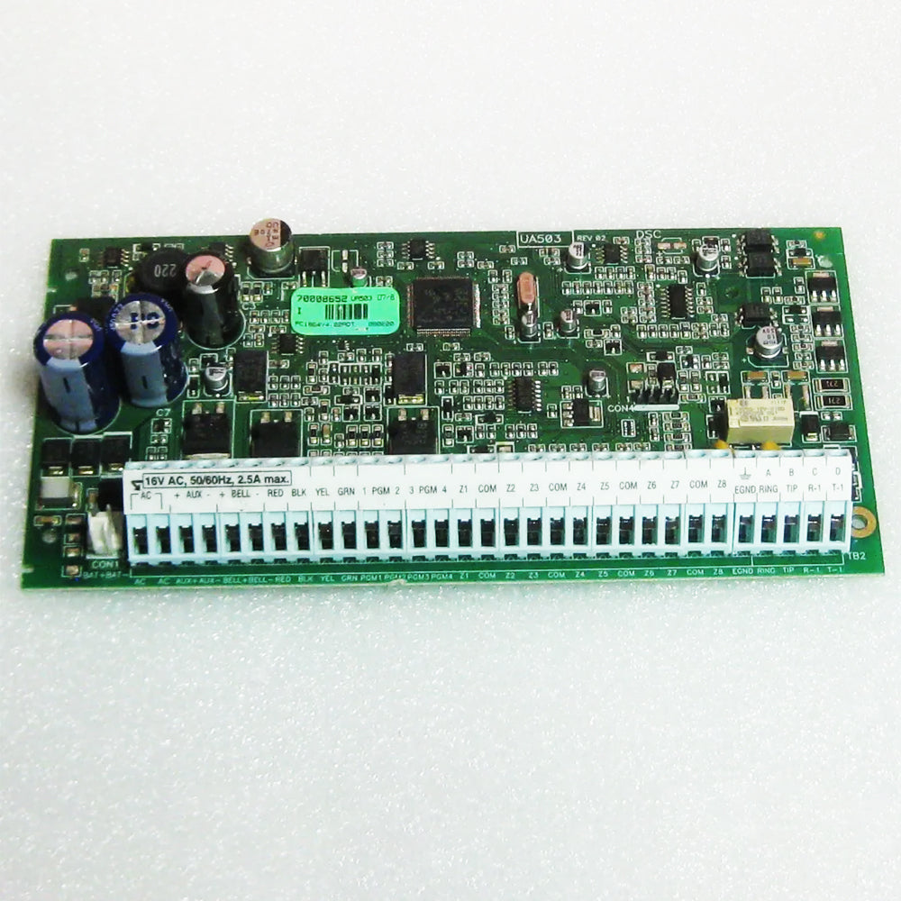DSC PC1864 Powerseries 8 Zone Security System Control Panel Printed Circuit Board