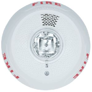 System Sensor PC2WL Fire Alarm Ceiling Mount Horn Strobe