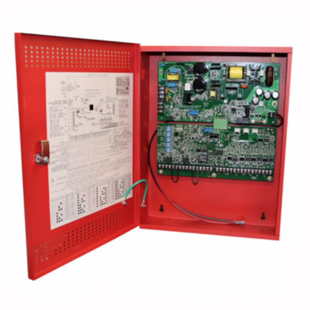 Wheelock PS-8-EXP-LP 8 AMP Power Supply, Red Enclosure