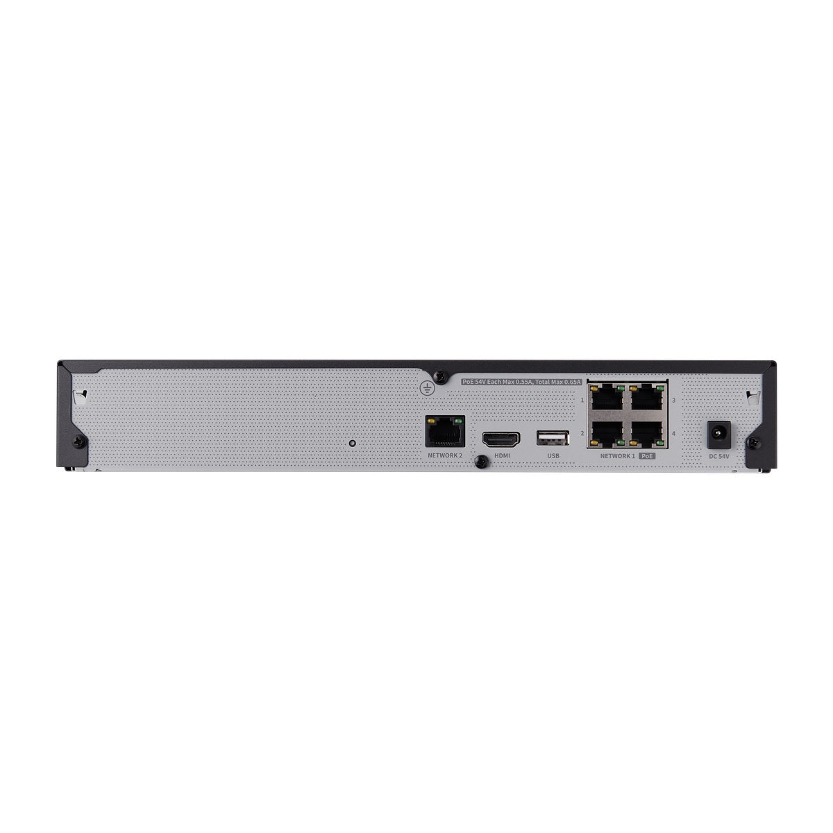 Hanwha Vision QRN-430S 4-Channel 4K PoE NVR 6TB