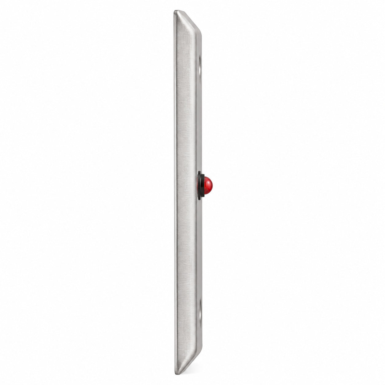 Alarm Controls RP-28 Remote Wall Plate with 1/4" Red LED, Single Gang, Stainless Steel