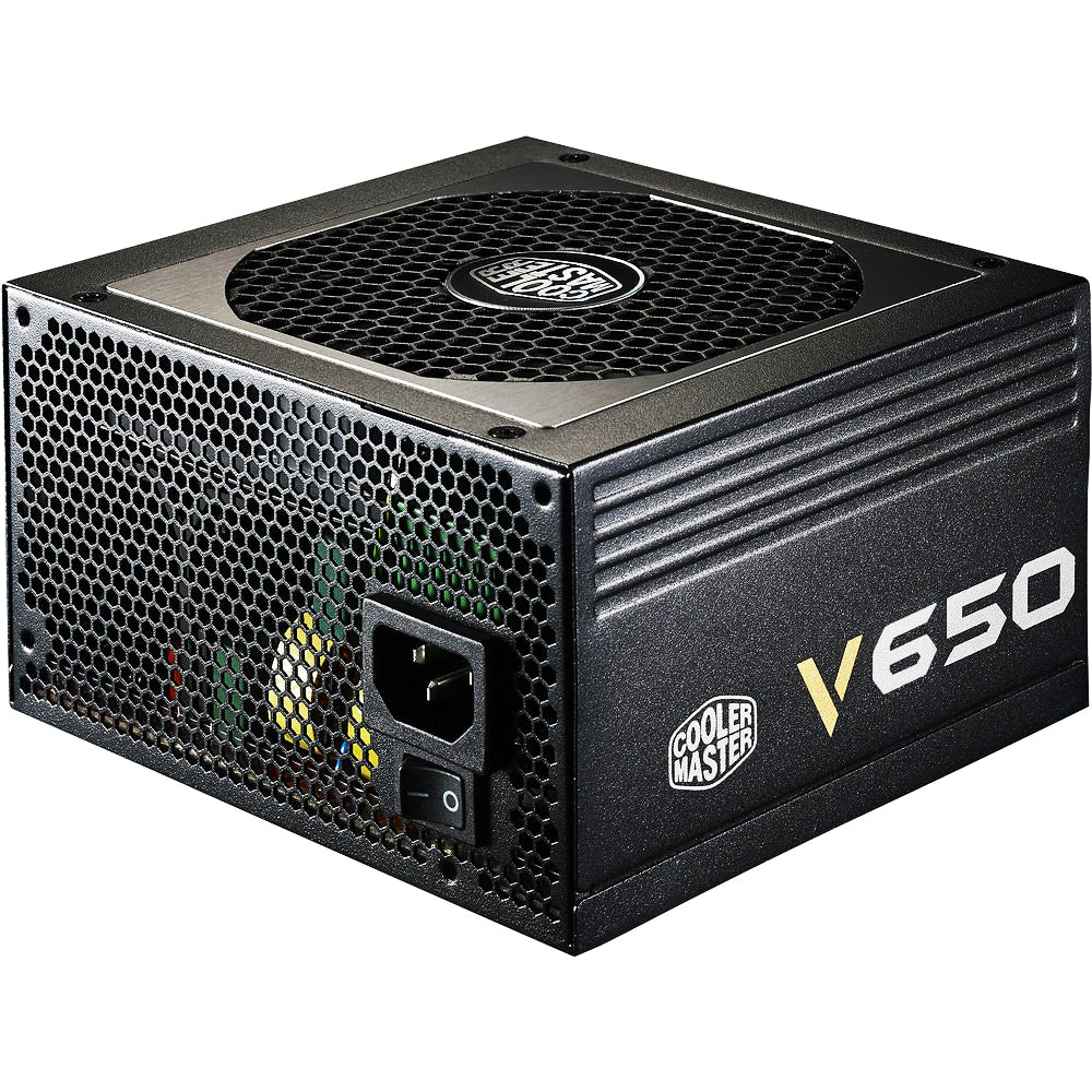 Cooler Master V650 650W Fully Modular 80 PLUS Gold Power Supply RS650-AFBAG1-US
