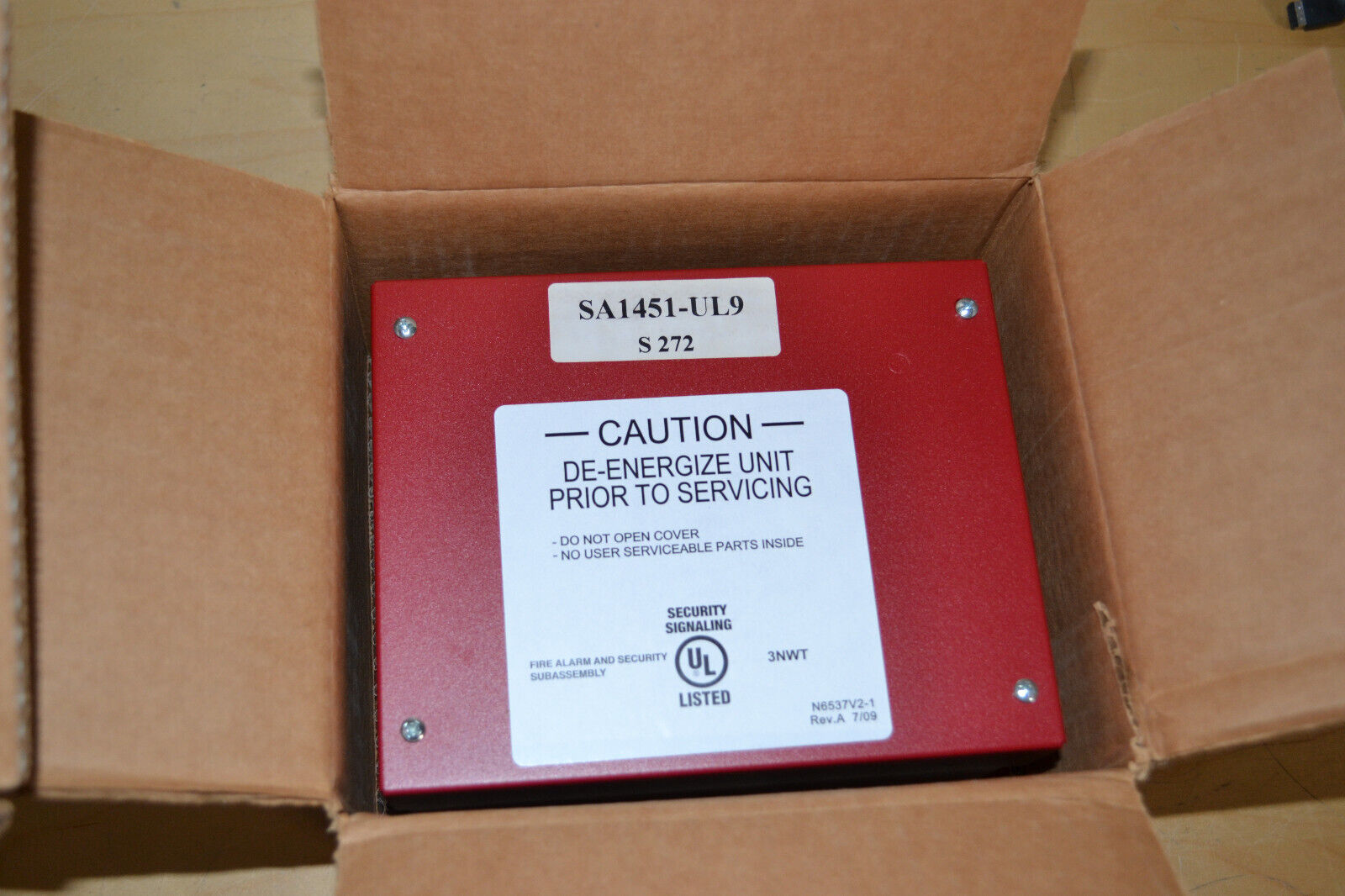 Honeywell SA1451-UL9 Fire Alarm Transformer & Enclosure
