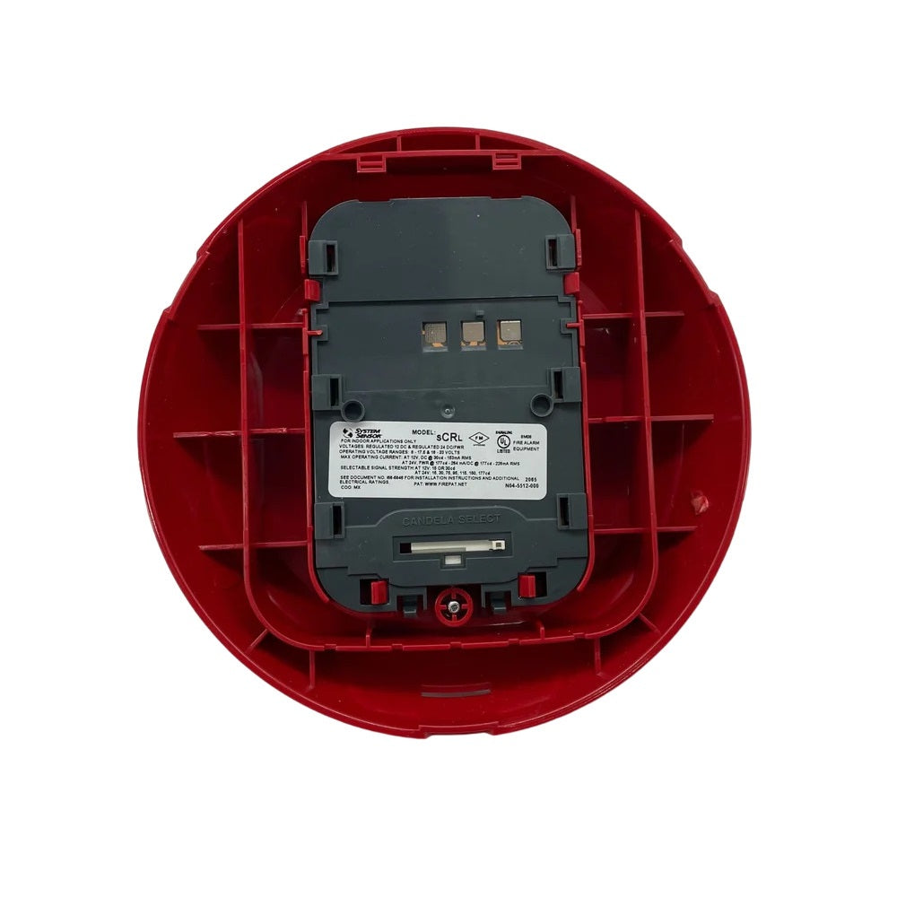 System Sensor SCRL L-Series Indoor Selectable Output Ceiling Mount Strobe