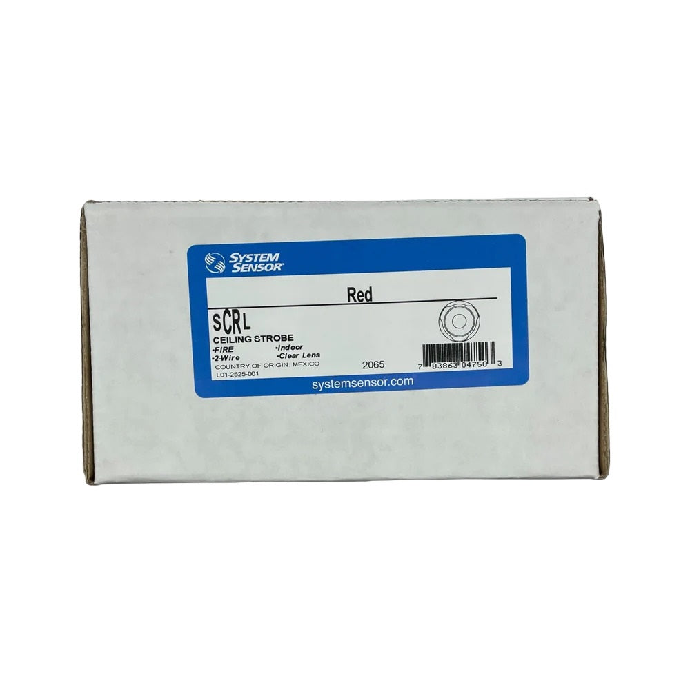 System Sensor SCRL L-Series Indoor Selectable Output Ceiling Mount Strobe