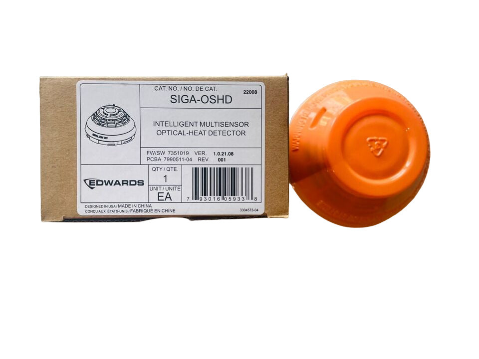 Edwards SIGA-OSHD - Intelligent Multi-Criteria Optical Smoke and Heat Detector