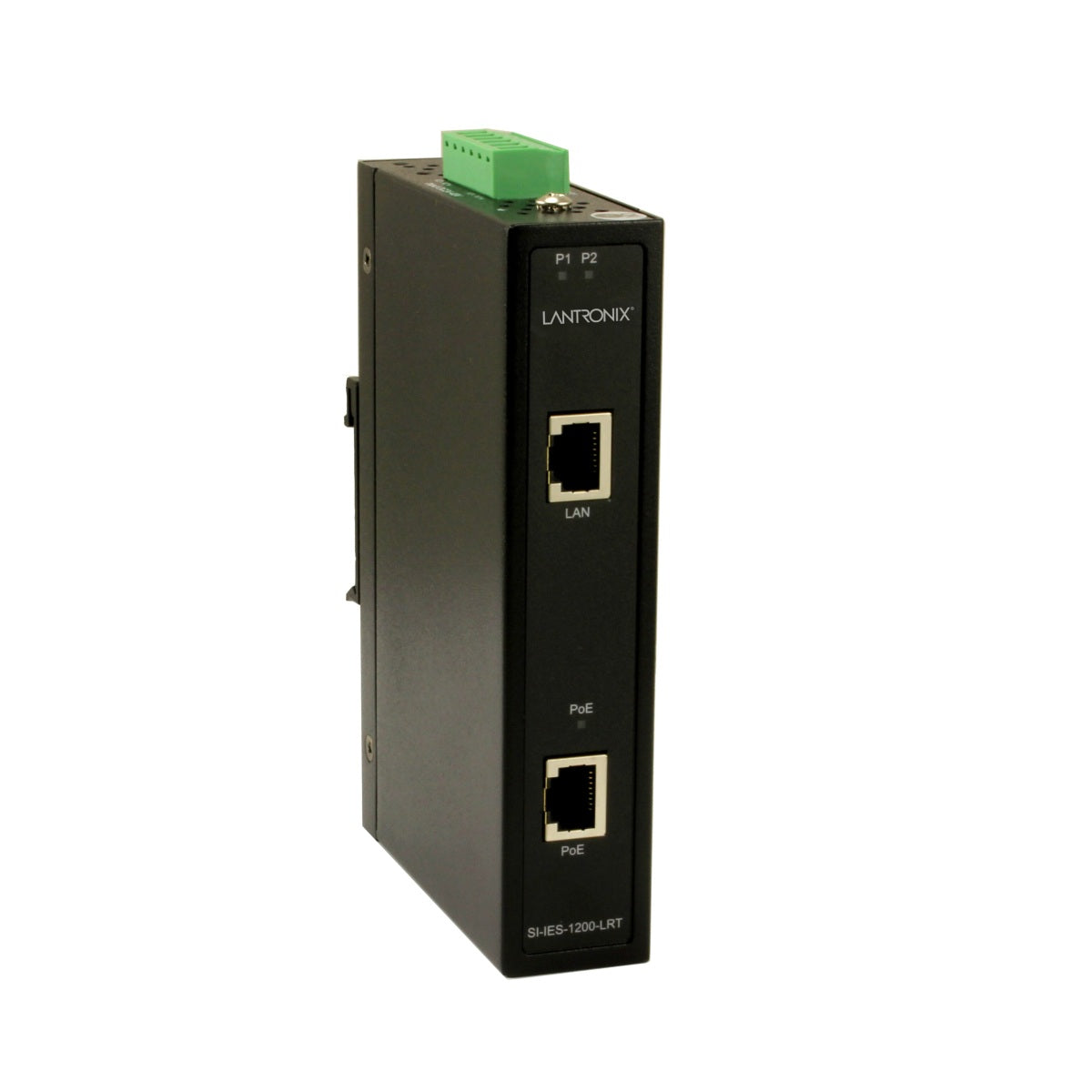 Lantronix SI-IES-1200-LRT Industrial-grade, Unmanaged Hardened PoE+ Injector