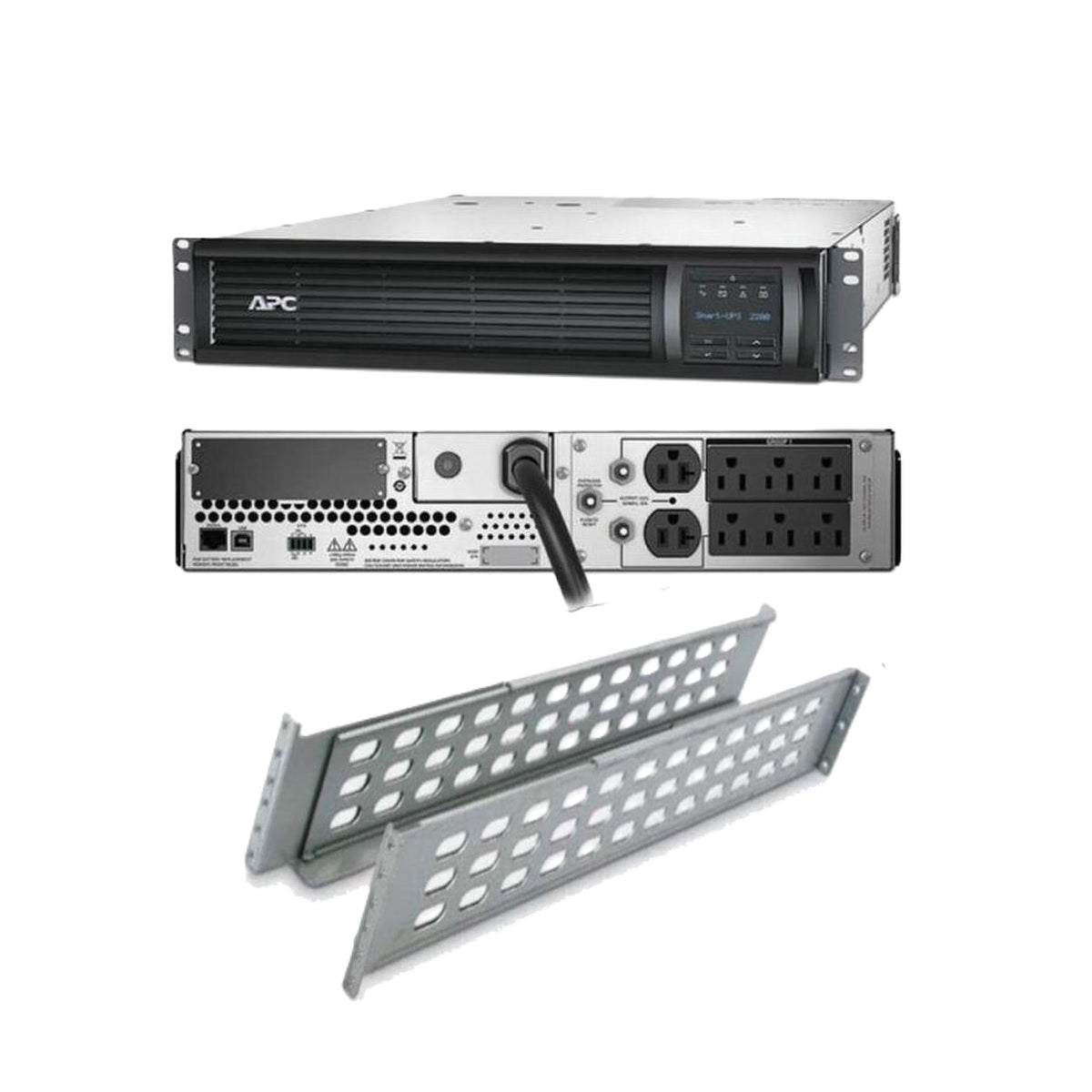 APC 1500VA Smart UPS with SmartConnect, SMT1500RM2UC Rack Mount UPS Battery Backup, Sinewave, AVR, 120V, Line Interactive Uninterruptible Power Supply