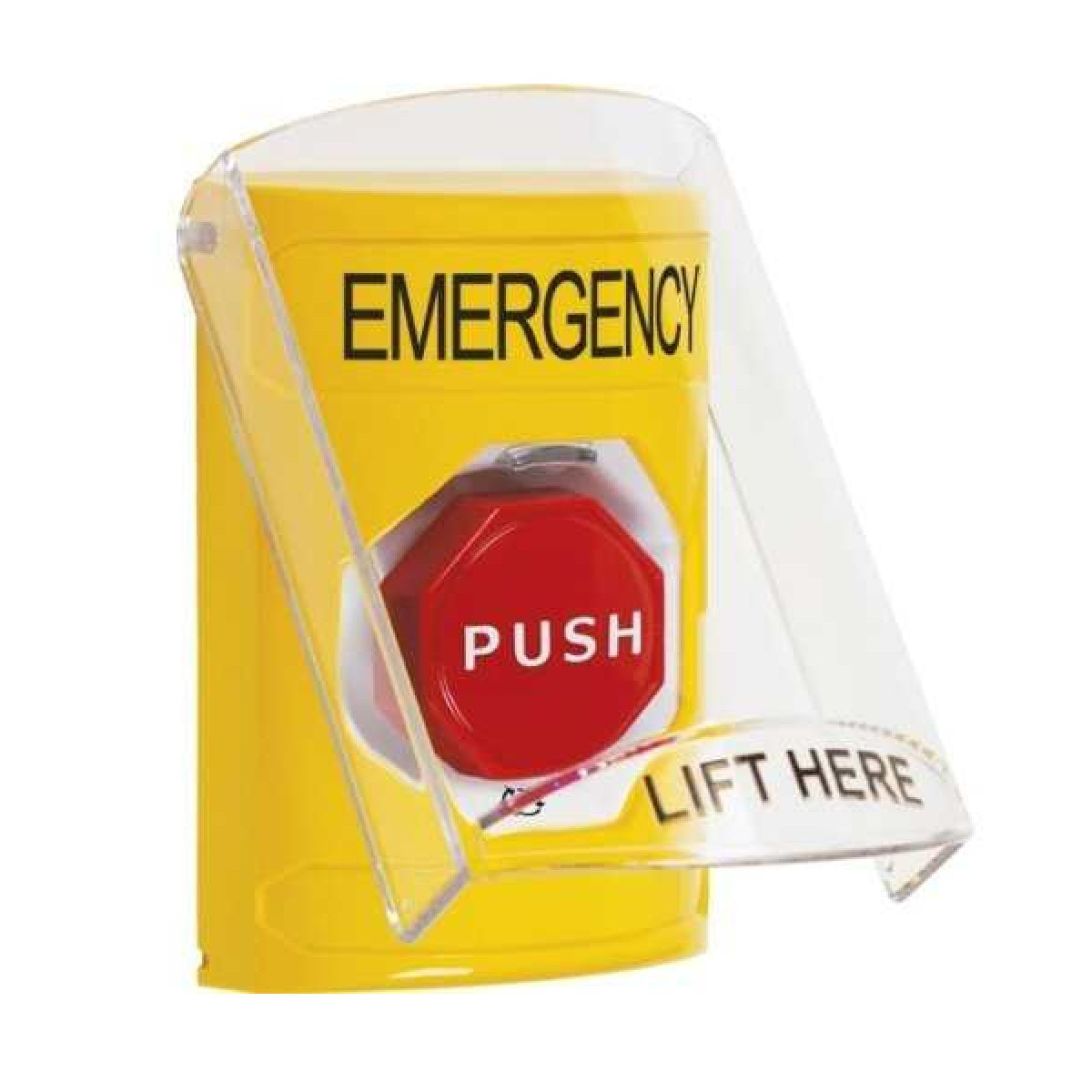 STI SS2229EM-EN Indoor Only Flush or Surface Turn-to-Reset (Illuminated) Stopper Station