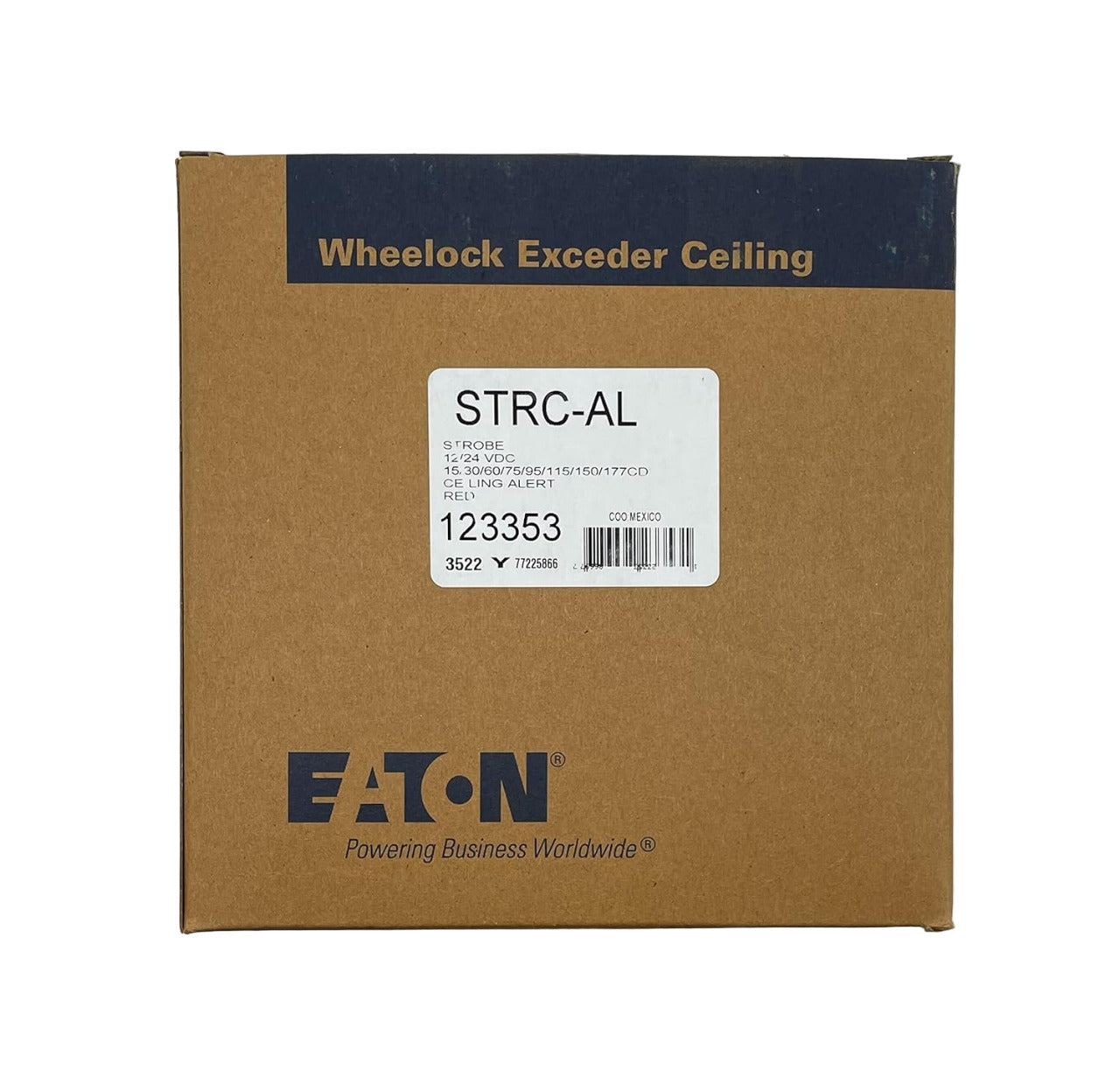 Eaton Wheelock STRC-AL Ceiling Mount Multi-Candela Exceder Strobe