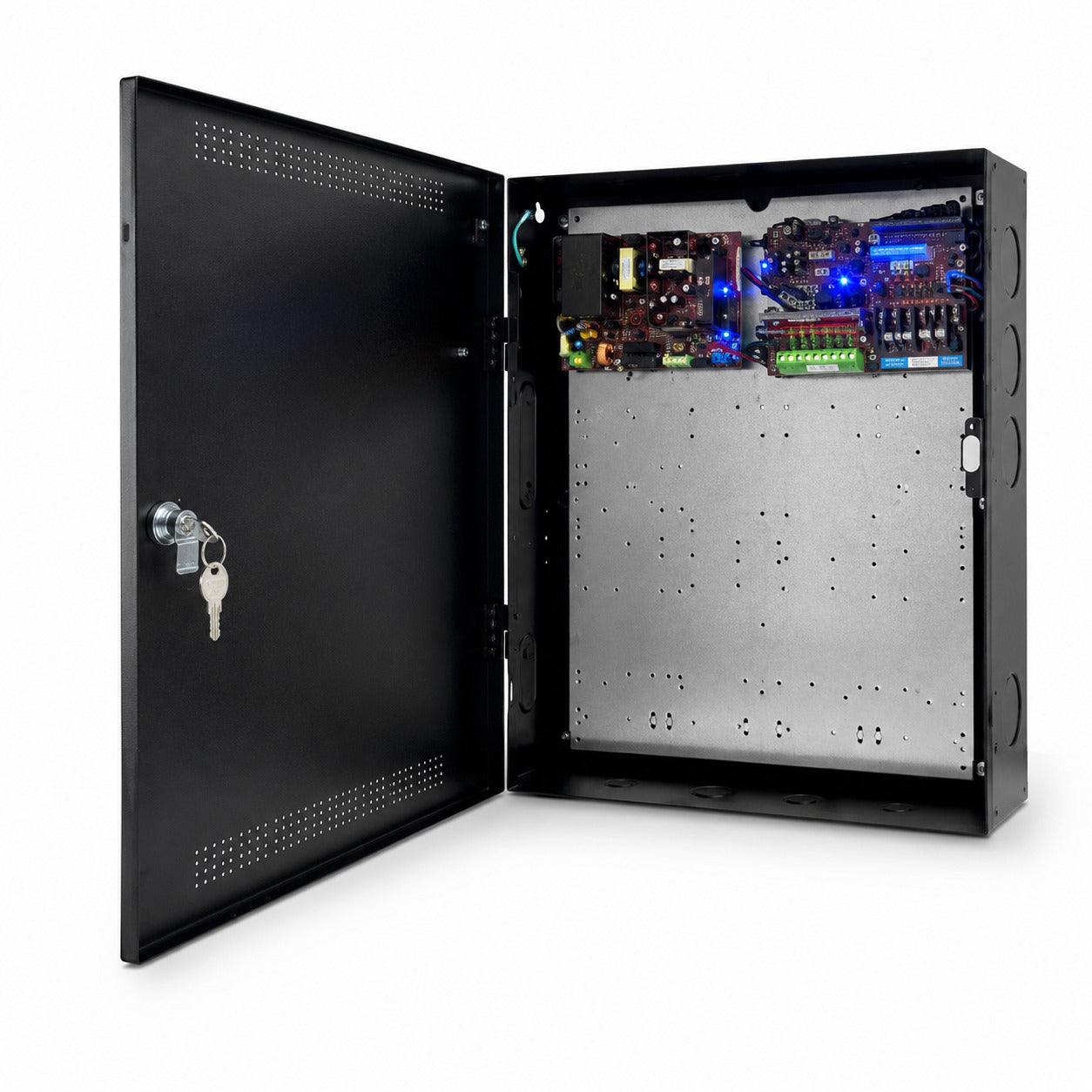 LIFESAFETY POWER SY-DV8RD-E4M Enclosure Level Power Supply with key