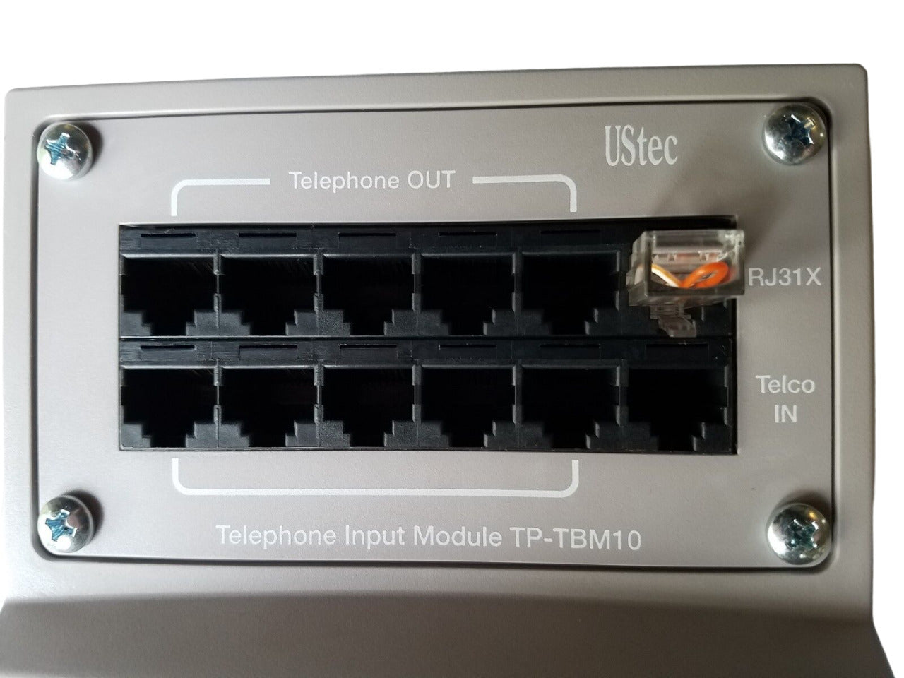 On-Q Legrand TECPOD810 tecPod 810 Telephone Input Module CATV ports RJ31X