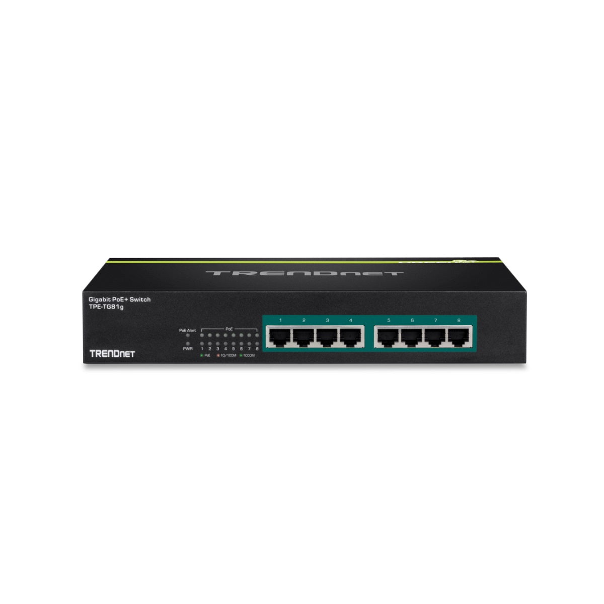 TRENDnet TPE-TG81G 8-Port Gigabit PoE+ Unmanaged Switch
