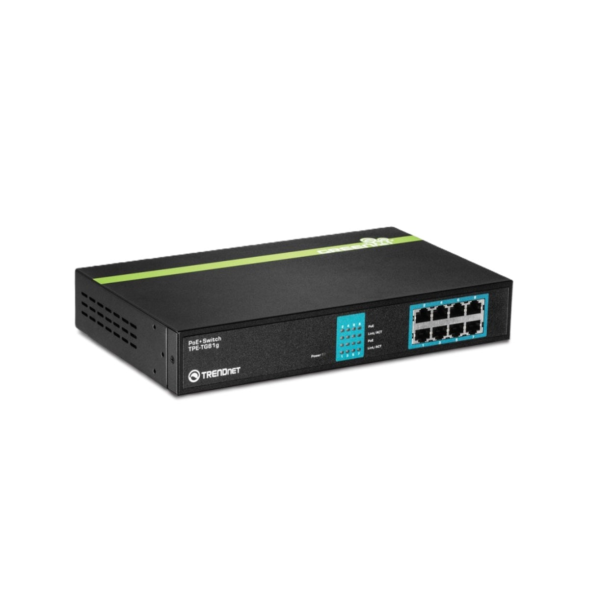 TRENDnet TPE-TG81G 8-Port Gigabit PoE+ Unmanaged Switch
