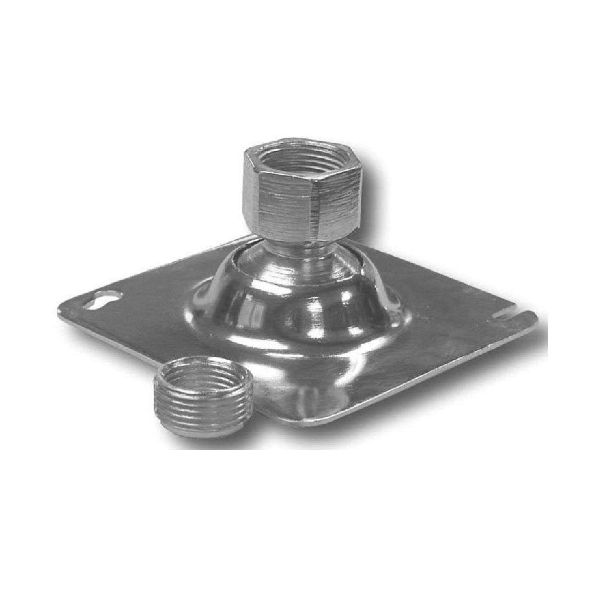Eaton TPSFH12 Square Base Flexible Fixture Hanger Sheet Steel, Screw-On And Nail-On Mounting