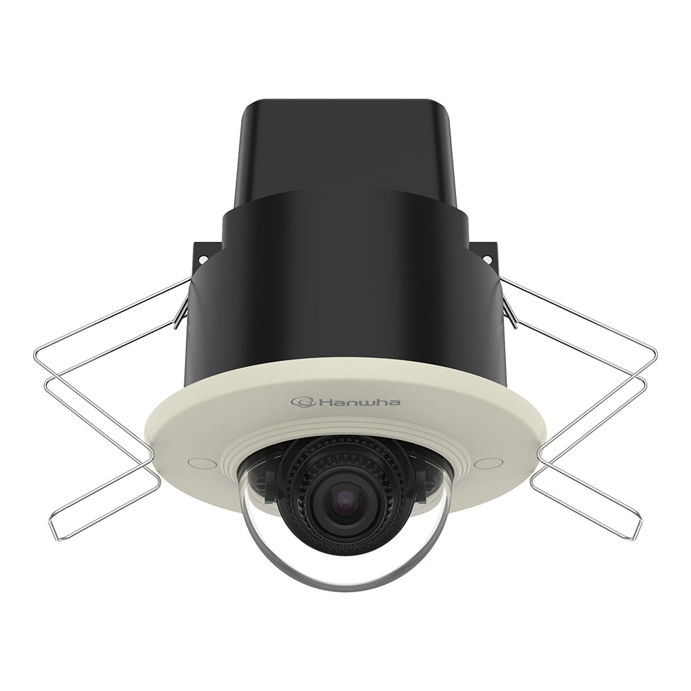 HANWHA XND-6011F 2MP Indoor Flush Mount Dome Camera, 2.8mm Fixed Lens