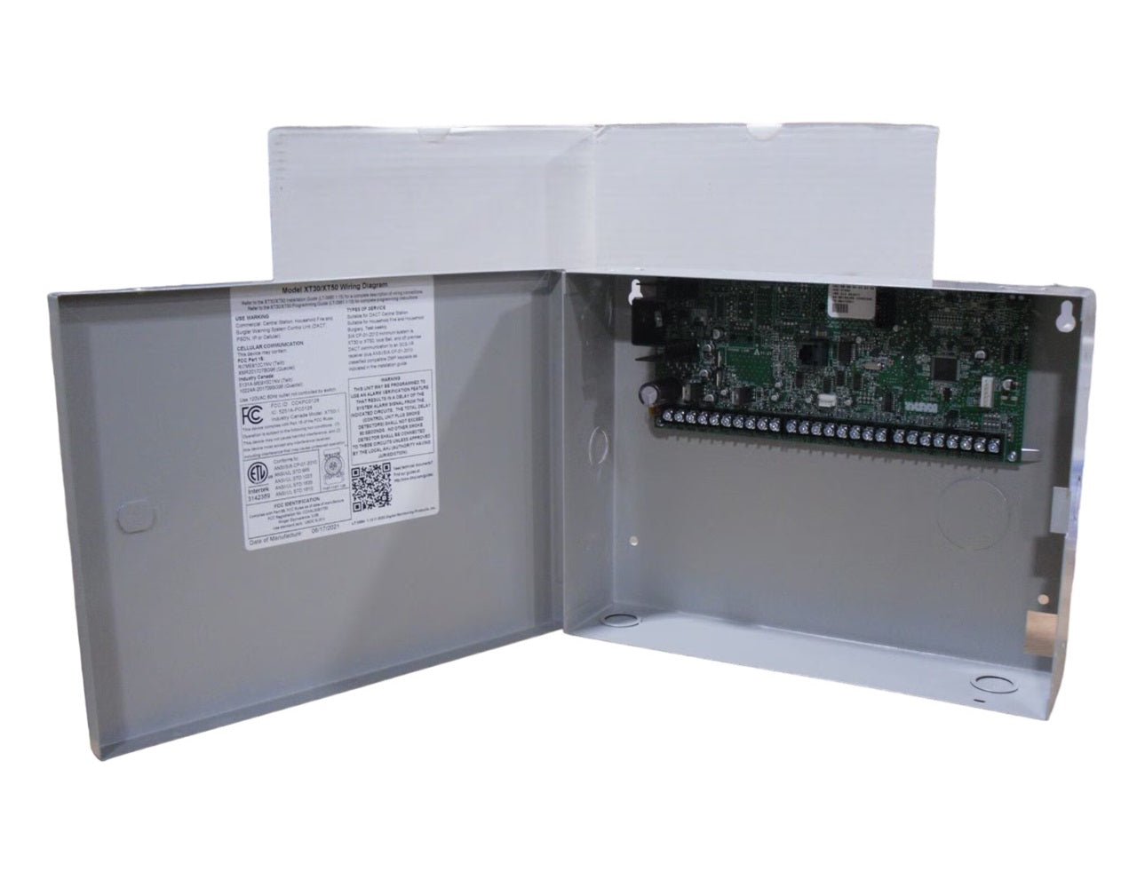 DMP XT50NS-G XT50 Series Onboard Network Panel with Gray Enclosure