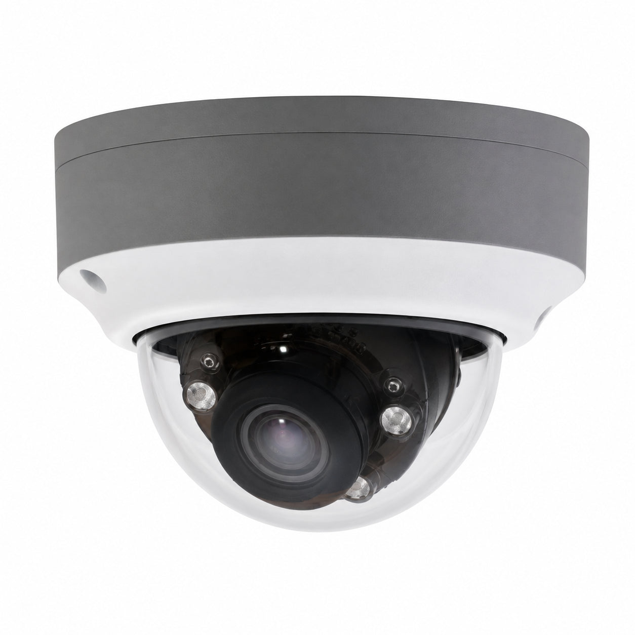 Ganz ZN-VDZM212-DLP Megapixel Outdoor Network IR Dome Camera, 2.8-12mm Lens