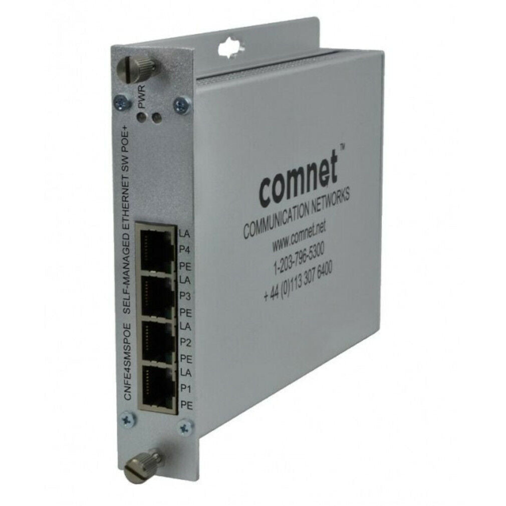 CNFE4SMSPOE 10/100T(X) 4TX Ethernet Self-Managed Switch with PoE
