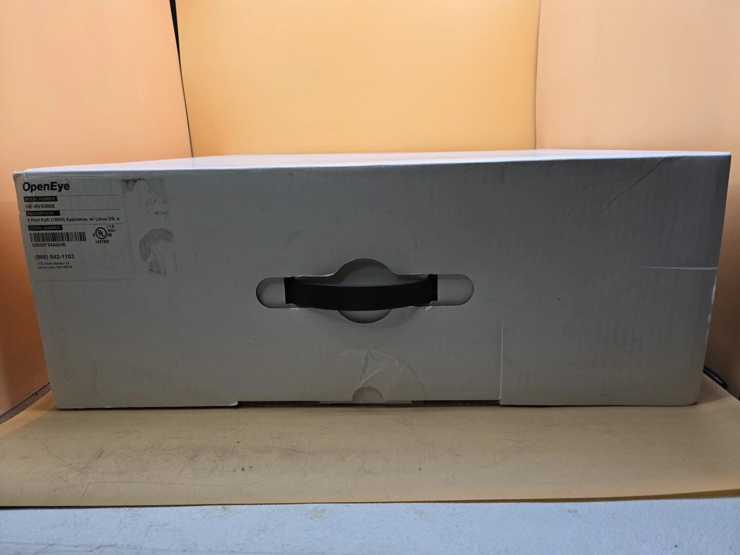 OpenEye OE-MVX0808 8 Port PoE (120W) Appliance, w/ Linux OS, and 8TB (Software Licenses Sold Separately)