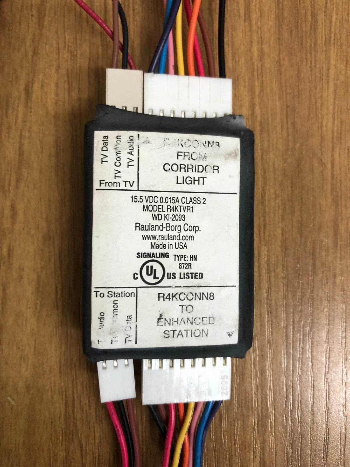 Rauland R4KTVR1 Single Bed Digital TV Isolation Module
